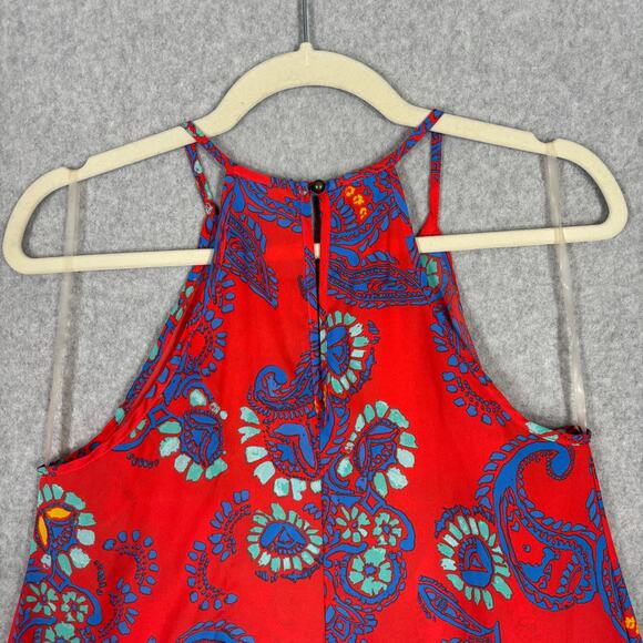 Everly Tank Top Small Paisley Flowy Feminine Resort Cruise Mediterranean Cottage - Picture 8 of 9